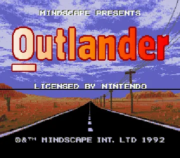 Outlander (USA) screen shot title